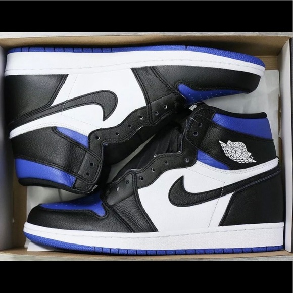 Air Jordan 1 Retro High Royal Toe sz 7y - Picture 1 of 2